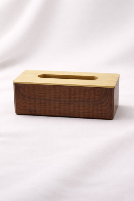 Hermia Soporte para Servilletas con Tapa de Bambú Madera BU0119